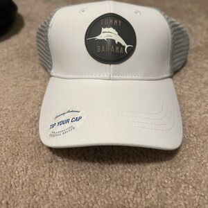 Tommy Bahama Mens Hat Trucker cap adjustable white